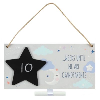Grandparents Baby Countdown Plaque