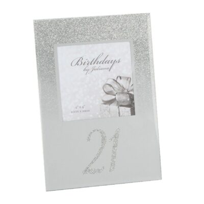 21st Birthday Glitter Photo Frame