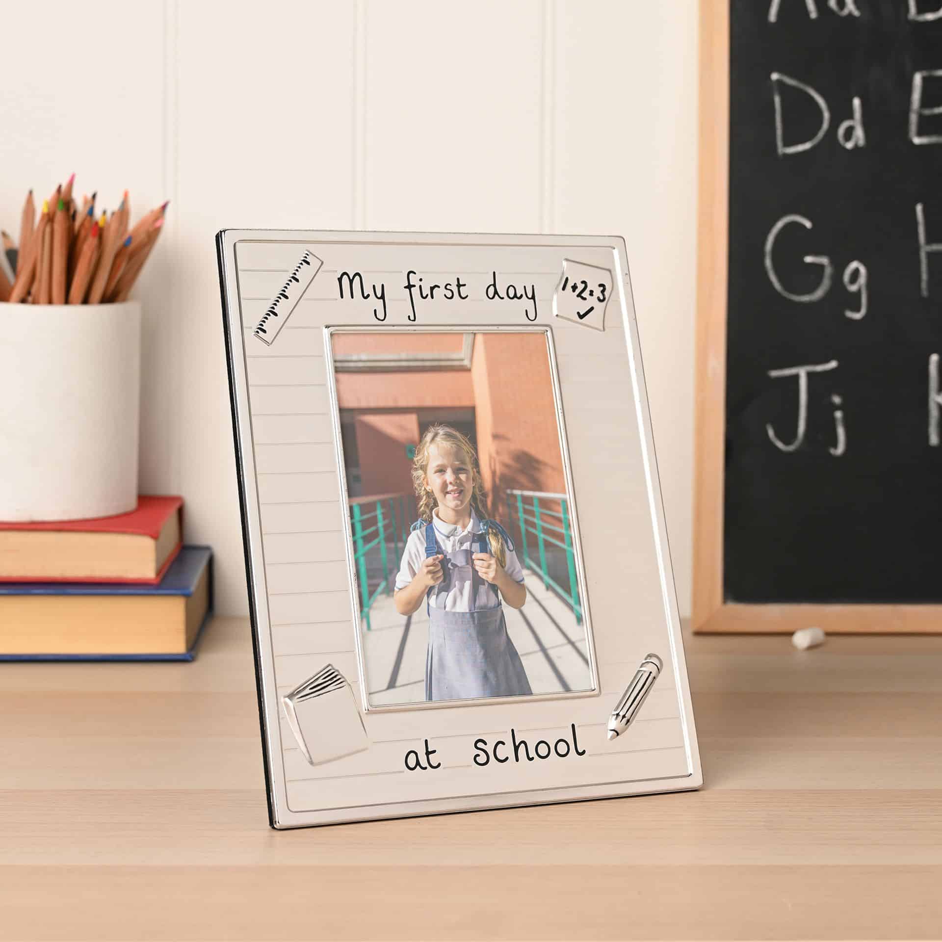 First Day At School Photo Frame