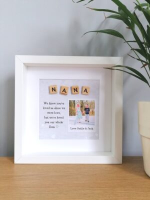 Personalised Grandparent Scrabble Frame
