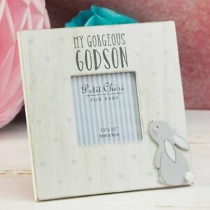 White Godson Photo Frame