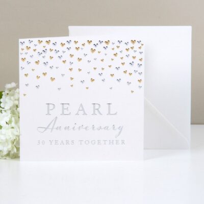Deluxe Pearl Anniversary Card