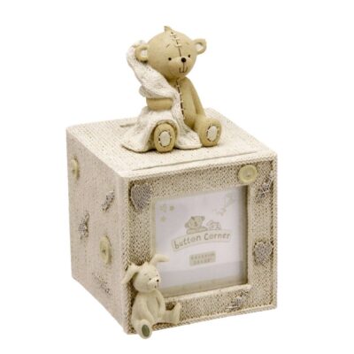 Photo Cube Teddy Bear Baby Money Box