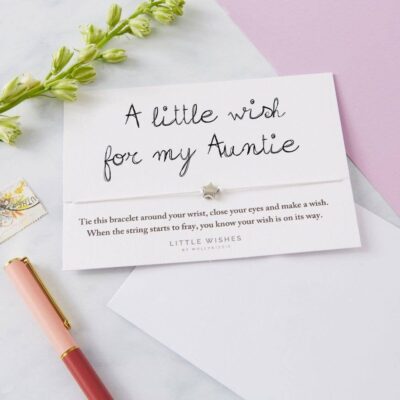 Auntie Wish Bracelet Card