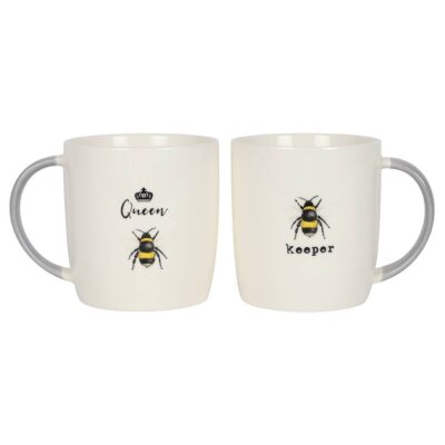 QUEEN BEE AND BEE KEEPER MUG SET