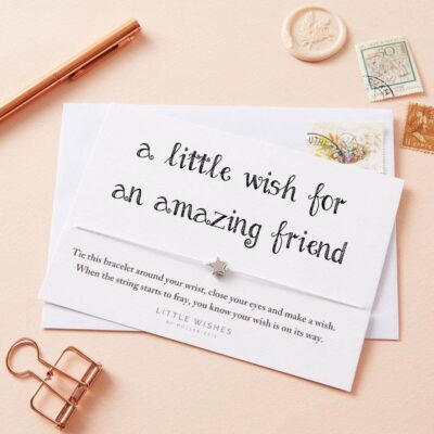 Amazing Friend Wish Bracelet Card