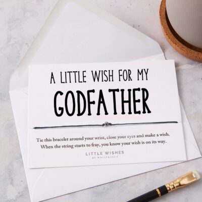 Godfather Wish Bracelet Card