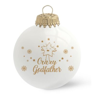 Crazy Godfather Christmas Bauble