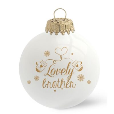 Lovely Brother Christmas Bauble