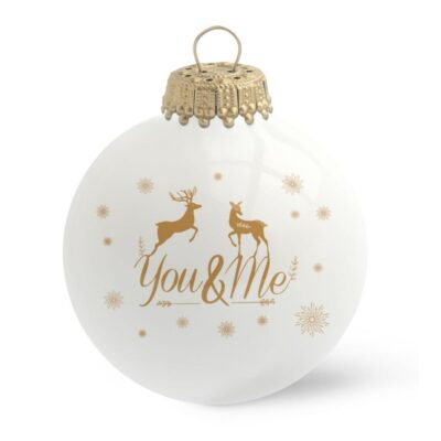 You and Me Christmas Bauble