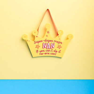 Nan Crown Hanging Plaque