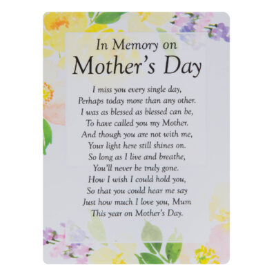 Mother's Day Graveside Memorial Card