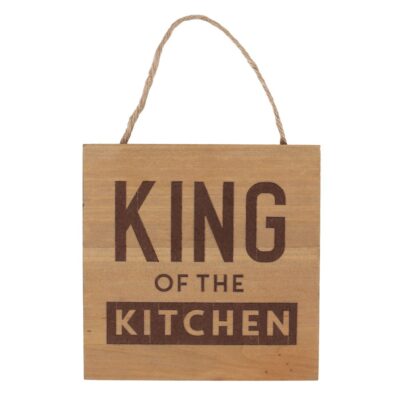 King Of The Kitchen Plaque