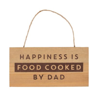 Happiness Is Dad Wooden Plaque