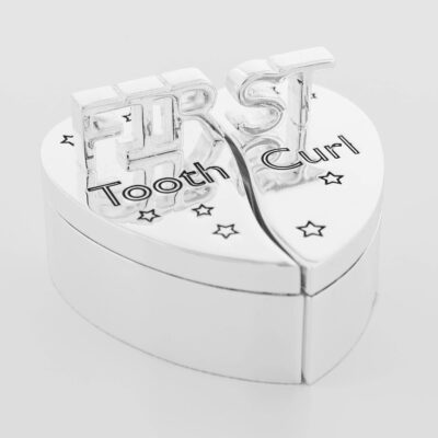 Heart Shaped First Tooth & Curl Box