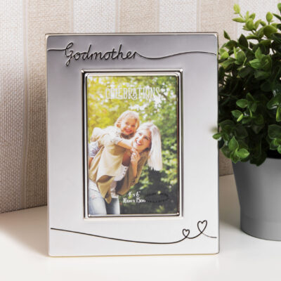 Silver Plated Godmother Photo Frame