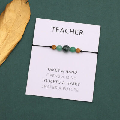 Teacher Beaded Wish String