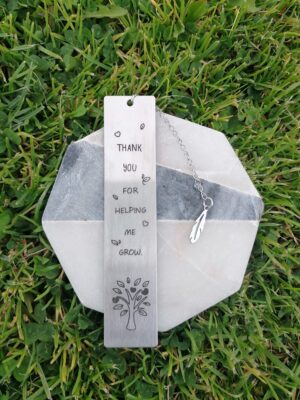 Thank You Teacher Metal Bookmark