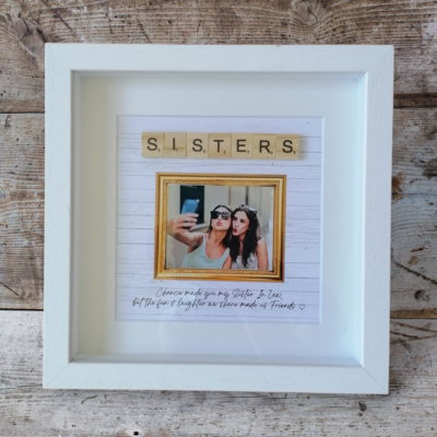 Personalised Sister Scrabble Frame