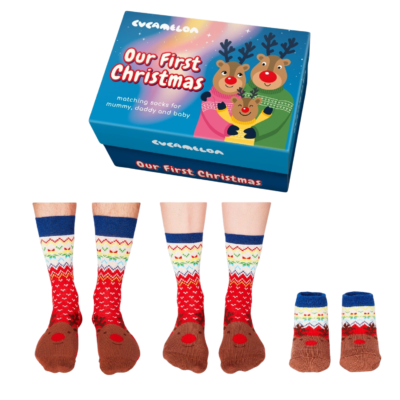 Our First Christmas Socks Gift Set