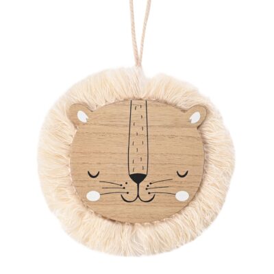 Lion Head Baby Nursery Wall Hanging