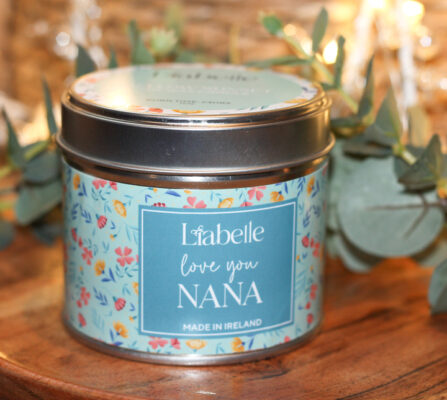 Floral Love You Nana Candle
