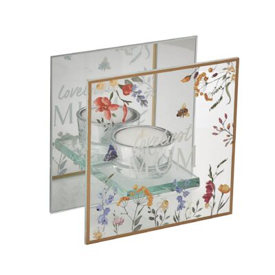 Floral Mum Tealight Holder