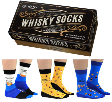 Whiskey Socks Gift Box