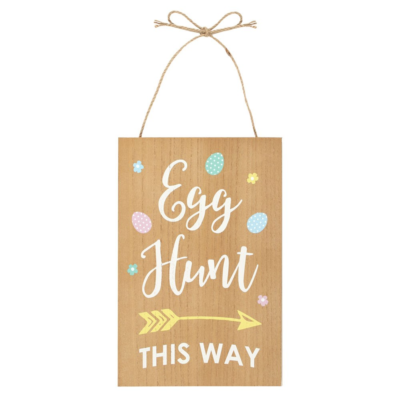 Easter Egg Hunt Hanging Plaque