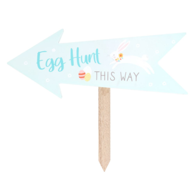 Easter Egg Hunt Garden Sign