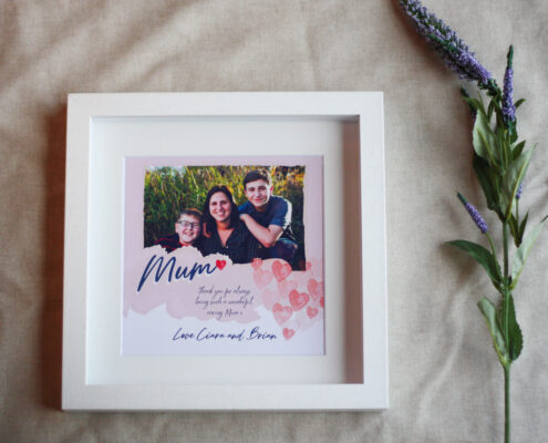Mum Photo Heart Personalised Frame