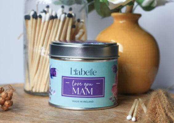 Floral Love You Mam Candle