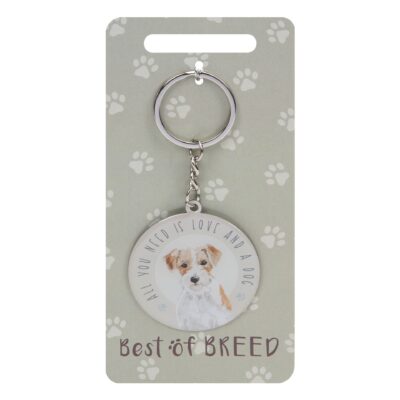 pet Jack Russell keyring