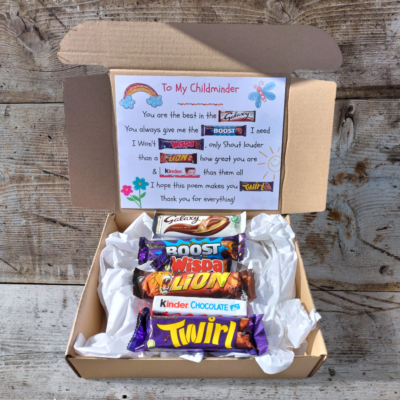 Childminder Chocolate Bar Gift Box