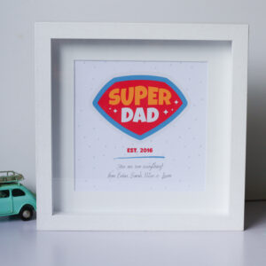 Super Dad Personalised Frame