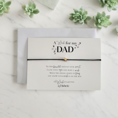 Dad Wish Bracelet Card