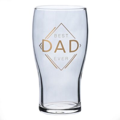 Dad Beer Glass & Bottle Opener Set