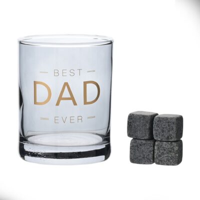 Best Dad Whiskey Glass Set