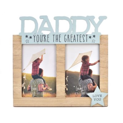 Daddy Double Photo Frame