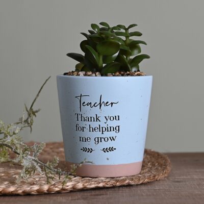 Thank You Teacher Faux Succulent