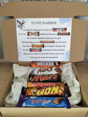 Barber Chocolate Bar Gift Box