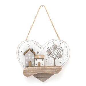 Family Home Heart Plaque