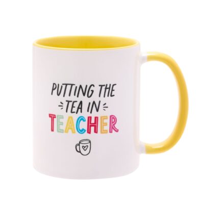 Putting The Tea in Teacher Mug