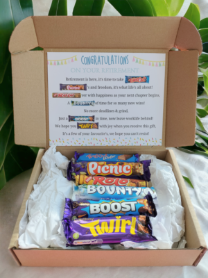 Retirement Chocolate Poem Gift Box