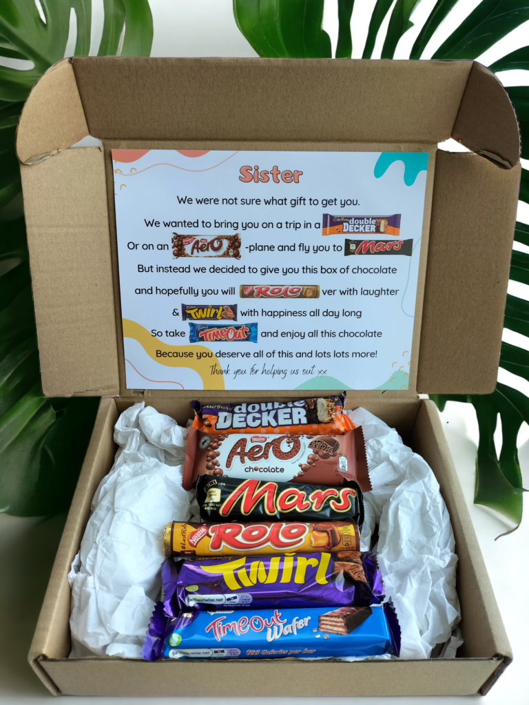Sister Chocolate Poem Gift Box Sister Gift Box sister-chocolate-poem-gift-box-sister-gift-box