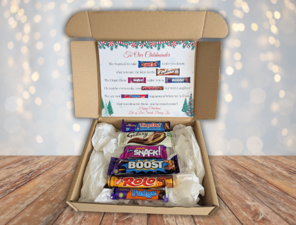 Childminder Christmas Chocolate Poem Gift Box