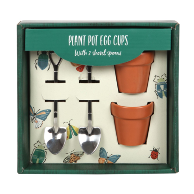 Gardener Egg Cup & Spoon Set