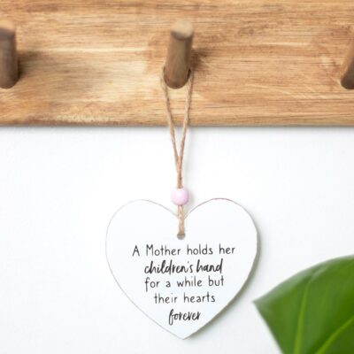 Mother Heart Hanging Sign