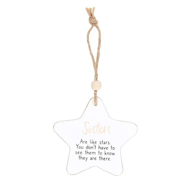 Sisters Hanging Star Plaque - Image 2