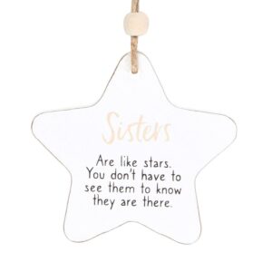 Sisters Hanging Star Plaque